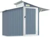 Abri de jardin Gris 270x130x208,5 cm Acier galvanisé Voir les images du produit 3