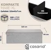 CASARIA® Panca Contenitore Pieghevole 115x40x40cm con Anteprima dell’immagine prodotto 6