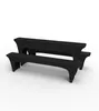 Bierbank Hussen Set 3 tlg. 170 g/m² (Schwarz) Produktbild-Vorschau 1