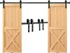 VEVOR Kit de rieles para puertas correderas, forma en J, Vista previa de la imagen del producto 2