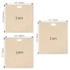 Four beige bags of different sizes are shown against a white background, with dimensions indicated by arrows and text. Produktbild-Vorschau