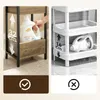 SoBuy Libreria Scaffale con ripiani Marrone Modern Anteprima dell’immagine prodotto 7