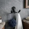 Eleganter Badezimmer-Wandhaken aus schwarzer Zinklegierung Produktbild-Vorschau 6