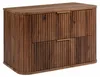 Szafka Łazienkowa Wisząca Pod Umywalkę 80 Cm Dąb Orzech Podgląd zdjęcia produktu 1