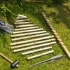 Rankspalier aus Holz, Blatt, 70x119cm Produktbild-Vorschau 4