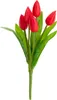 Tulpenstrauss Rot Schön Wie Leben Schaum Tulpen Künstlich Produktbild-Vorschau 2