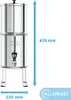 AllSpares RVS (8.5L) Schwerkraft Wasserfiltersystem Produktbild-Vorschau 3