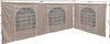 2 Seitenteile mit PVC Fenster 300x193cm / 400x193cm  für Produktbild-Vorschau 1