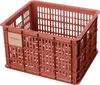 A brown plastic crate with a label on the side. Náhled obrázku produktu