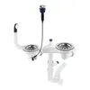 GRANMASTER Siphon Küchenspüle Automatischer 2-Kammer Produktbild-Vorschau 1