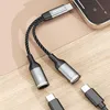 Dudao L13C+ 2in1 USB-C-Adapter – Grau Produktbild-Vorschau 8