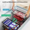 Gefrierkorb, Aufbewahrungsbox, 5er Set Stapelbare Produktbild-Vorschau 4