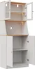 Modern wit sideboard met LED-verlichting – minimalistisch Productafbeelding-voorbeeld 10