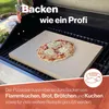 Pizzastein 40 x 30 x 2 cm Schamotte Produktbild-Vorschau 2