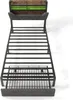 A bed frame with a headboard, shown from a top-down perspective against a white background. Anteprima dell’immagine prodotto