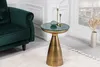 Handgearbeiteter Beistelltisch ELEMENTS 60cm gold grün Produktbild-Vorschau 4