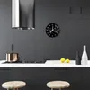 Glasuhr Wanduhr Küchenuhr Echt-Glas 30fi cm Abstraktes Produktbild-Vorschau 3
