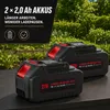 2-in-1 Akku-Bodenfräse, 100mm, elektrische Gartenfräse Mit Produktbild-Vorschau 6