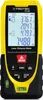A yellow and black laser distance meter is shown against a white background. Produktbild-Vorschau