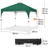 Yaheetech Pop-up Pavillon 3x3m, Garten Faltpavillon Produktbild-Vorschau 3