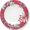 Pip Studio Suppenteller Flower Festival Dark Pink  21,5 cm Produktbild-Vorschau 1