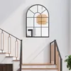 HOMCOM 91 x 60 cm Wandspiegel Bogenfenster-Spiegel Produktbild-Vorschau 7