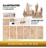 Puzzle 3D, Château de Poudlard, Ugears, bois, 340 pièces Voir les images du produit 6