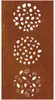 vidaXL Záhradná dekorácia na stenu 105x55 cm Corten Steel Náhľad obrázku produktu 3