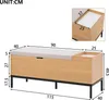 Flieks panca con contenitore, sgabello da letto, sgabello Anteprima dell’immagine prodotto 4