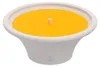 Spaas Citronella Outdoor-Kerze im Terrakotta-Schale - Gelb Produktbild-Vorschau 3