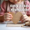 100x papier kraft brun 160 g/m² en papier naturel durable - Voir les images du produit 2