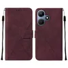 Hülle für Infinix Hot 30i X669 Prägung Flip Leder Produktbild-Vorschau 2