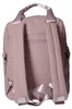 Rucksack BKR-502 aus glattem Kunstleder Antikrosa 26x29x10 Produktbild-Vorschau 4