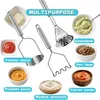 3-teiliges Edelstahl-Kartoffelstampfer-Set – Das ultimative Produktbild-Vorschau 6