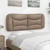 The Living Store Kopfteil-Kissen Cappuccino-Braun 140 cm Produktbild-Vorschau 5