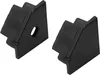 A19 LED Aluprofil Schwarz Eckprofil 90° 2x Endkappe Produktbild-Vorschau 1