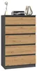 Topeshop M5 ANTRACYT/ARTISAN, Anthrazit, Eiche, 5 Produktbild-Vorschau 8