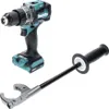 A cordless drill and an accessory are shown against a white background. Anteprima dell’immagine prodotto