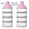 2 Stück 4Schichten Milchpulver Box, BPA frei,Milchpulver Produktbild-Vorschau 1