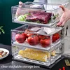 Küchenorganizer-Set Kühlschrank Organizer,stapelbar Produktbild-Vorschau 8
