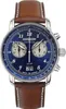 Zeppelin 8684-3 Herrenuhr Chronograph LZ 127 Braun/Blau 1 Voir les images du produit