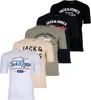 JACK&JONES Herren T-Shirt, 5er Pack - JJLEOGRA TEE CREW Produktbild-Vorschau 1