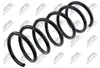 NTY Fahrwerksfeder Hinten für FIAT PANDA (169) ASZ-FT-009 Produktbild-Vorschau 2