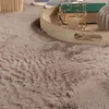 Teppich Wohnzimmer Hochflor Softes Kaninchenfell Imitat Produktbild-Vorschau 3