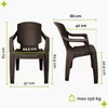 Garronda 2 Stk. Gartenstühle stapelbar Rattan-Optik GD-0254 Produktbild-Vorschau 2