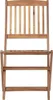 The Living Store Klappbare Gartenstühle mit Kissen 8 Stk. Produktbild-Vorschau 7