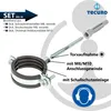 tecuro Schraubrohrsch. 108-114mm, inkl. Stockschraube M8 x Produktbild-Vorschau 3
