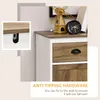 HOMCOM Sideboard für Wohnzimmer, Aufbewahrungsschrank mit Produktbild-Vorschau 7