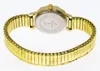 The back of a gold-colored watch with a metal expansion band, shown on a white background. Produktbild-Vorschau