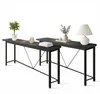 IvoQ Sidetables - 2er-Set - Schwarz - Schmale industrielle Produktbild-Vorschau 1